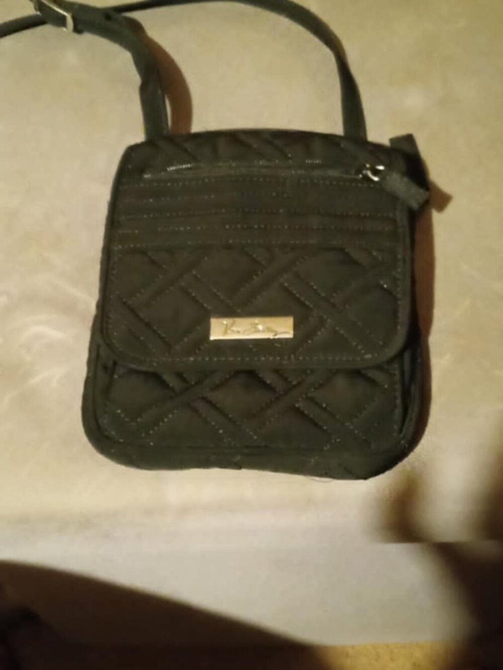 vera bradley mini hipster crossbody black